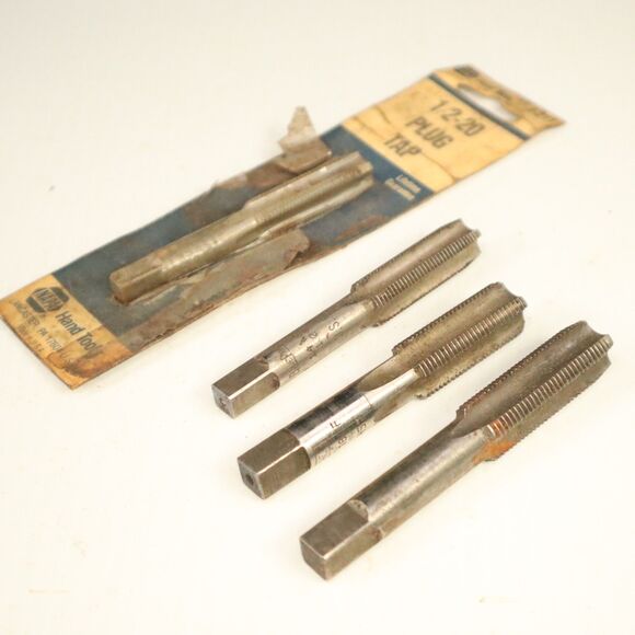 Plug Tap set of 4 - 14mm, 5/8-18mm(2),1/2-20(new) - Picture 5 of 11